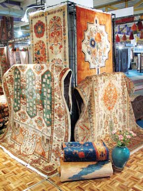 احیای فرش قزوین با نقشه اصیل