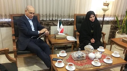 دیدار رییس مرکز ملی فرش ایران با مدیرعامل بانک کشاورزی ایران