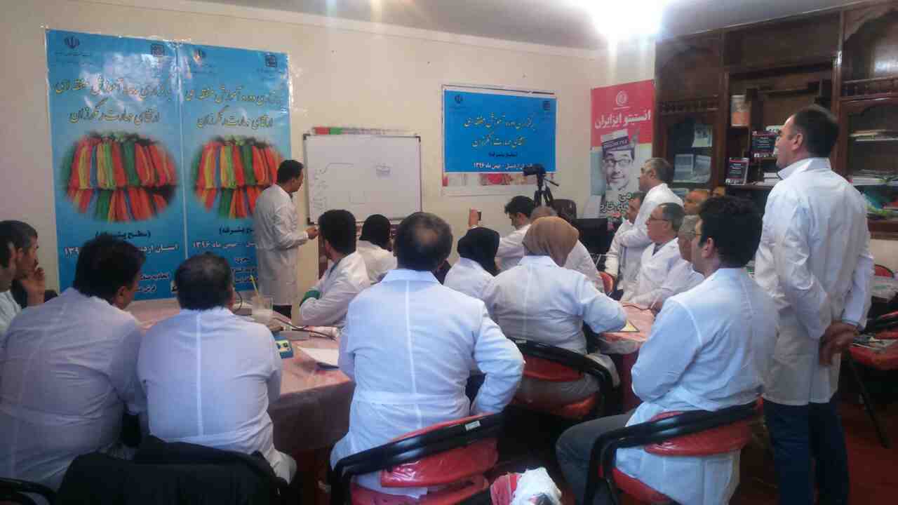 برگزاری پنجمین دوره آموزشی ارتقای مهارت رنگرزان فرش