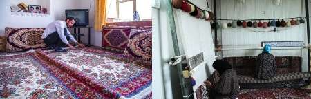 جلوه گری هنر فرشبافان روستای جیریای اراک در بازارهای جهانی