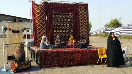 جشنواره و نمایشگاه فرش دستباف ترکمن در بندرترکمن