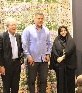 ورود شهریار فوتبال ایران به بیست و هشتمین نمایشگاه فرش دستباف