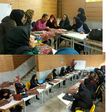 برگزاری نخستین دوره پرداخت برجسته فرش دستباف در شهر کرمانشاه 